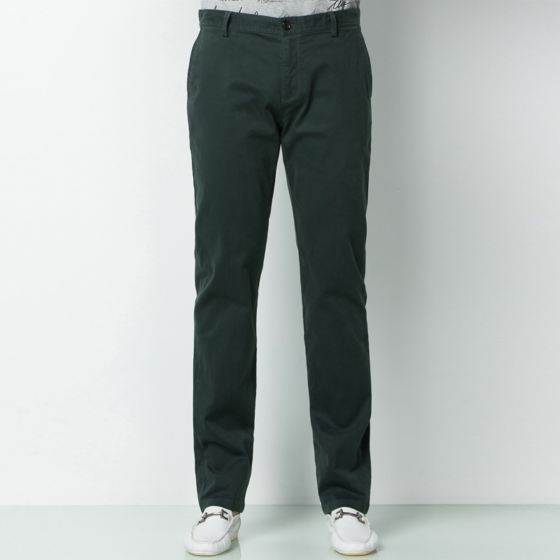 Marco Azzali 墨绿色休闲裤 P3719700