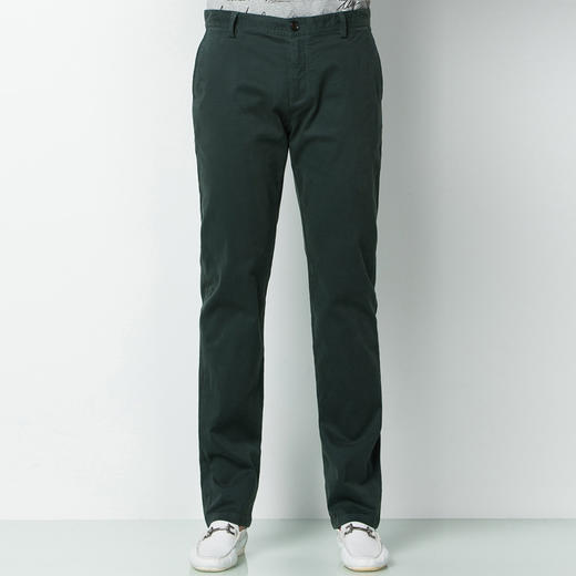 Marco Azzali 墨绿色休闲裤 P3719700 商品图0