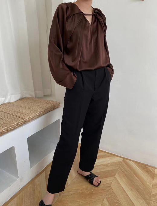 Viktoria Chan | AW2013 Allie Gathered Silk TOP [上衣] 商品图2