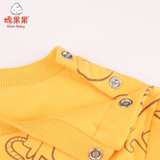 棉果果冬季女童上衣印花夹棉卫衣M422180820673 商品图2