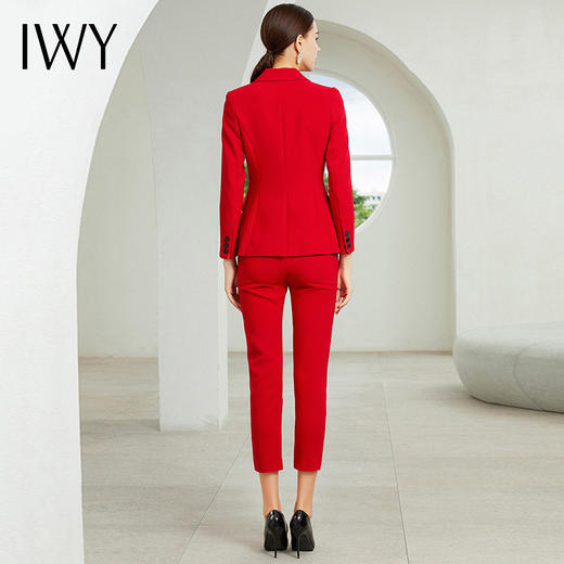 IWY/红色长袖西服长裤套装3CP18315 商品图4