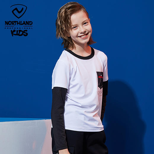 northland诺诗兰儿童ct095311中大童长袖t恤