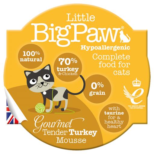 LittleBigPaw 火鸡猫用主食餐盒85g 商品图0
