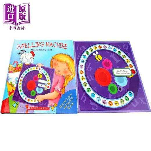 【中商原版】Spelling Machine /Big book of colours 低幼色彩字母启蒙2册 益智游戏书 低幼亲子互动启蒙认知绘本 英文原版 3-6岁 商品图2