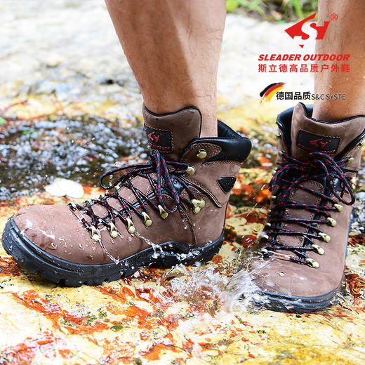SLEADER（斯立德）户外徒步鞋旅行沙漠登山鞋防水防滑男女高帮越野耐磨靴子 S120011 斯丽德拉萨 商品图0