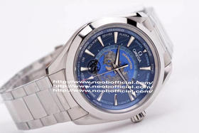 VS新品火热预售中！海马43MM Aqua Terra 世界时腕表。一款可以戴着环游世界的世界时腕表，激光烧蚀蓝色海洋，陆地浮雕勾勒，24小时hesalite水晶环。辽阔世界尽在掌握