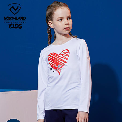 northland诺诗兰儿童 ct092312 中大童长袖t恤