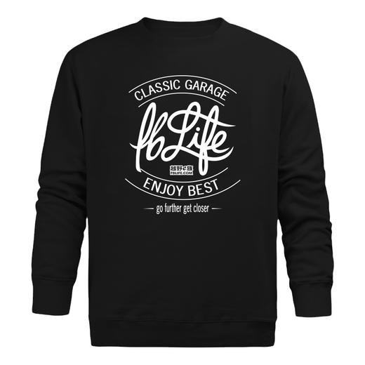 越野e族FBLIFE简约高街潮流圆领卫衣套头休闲衫欧美机车风男基础款 NMT-1233 商品图2