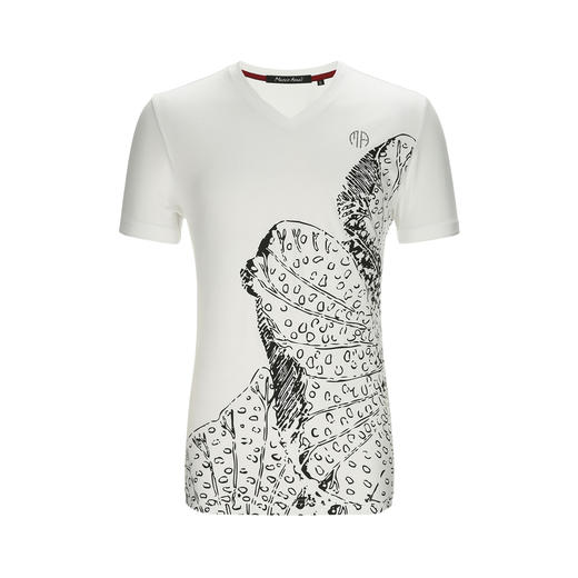 Marco Azzali 白色圆领T恤 T5094300 商品图0