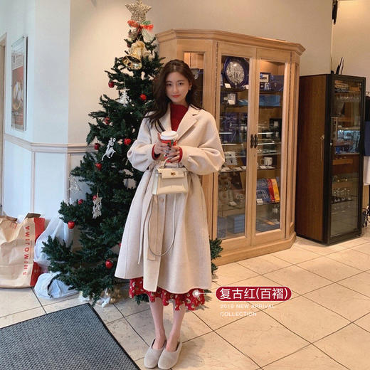 【闪光少女的碎花裙】金蘑菇菇 让大衣搭配更好看的秘诀在这里！ 商品图0