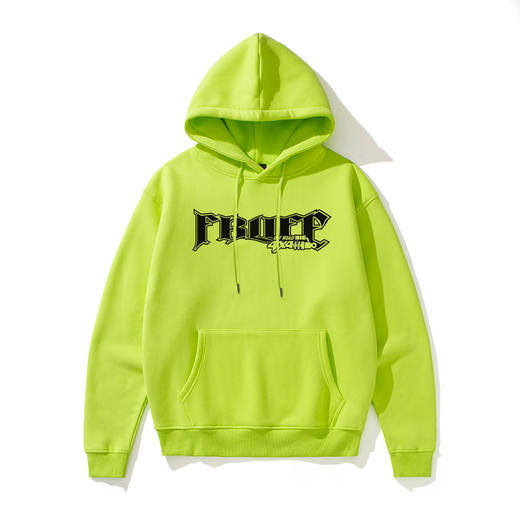 自由基地连帽潮流卫衣抓绒宽松落肩嘻哈外套潮上衣男女款 NMT-1229 商品图6