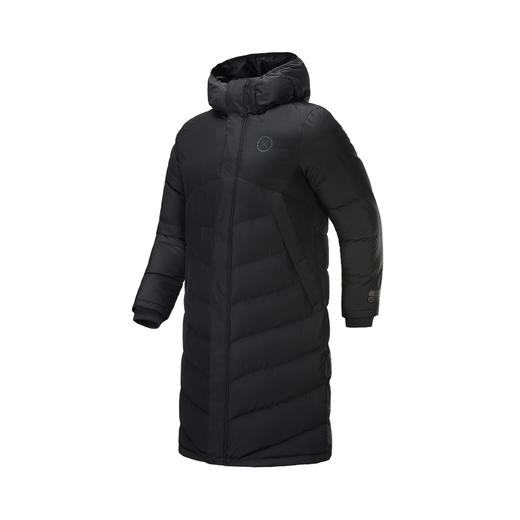 李宁男士羽绒服韦德系列男子保暖连帽长羽绒服aymp097