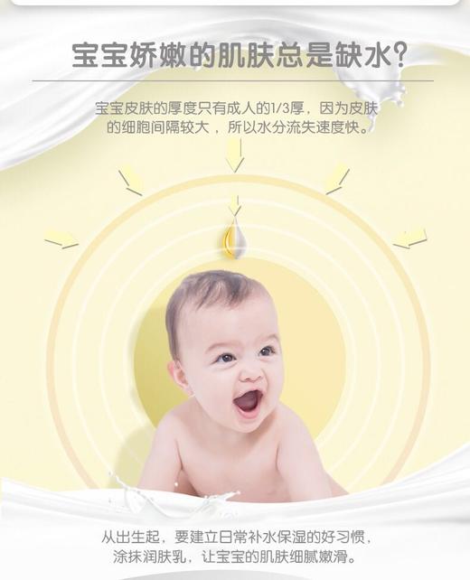 【海关保税直发】日本福而可fueki小黄鸭马油儿童面霜/保湿滋润50g-会员5折 商品图2