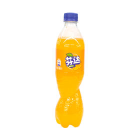 芬达橙味瓶装汽水500ml