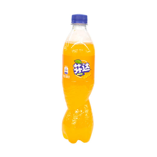 芬达橙味瓶装汽水500ml 商品图0