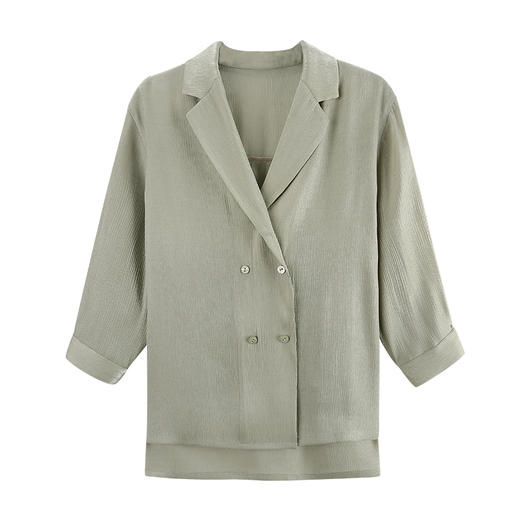 【金蘑菇菇】很仙的bling防晒西装，可以当衬衫穿～ 商品图4