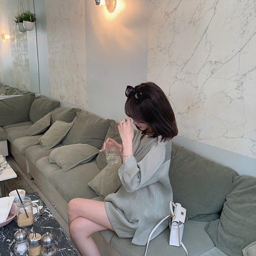 【金蘑菇菇】很仙的bling防晒西装，可以当衬衫穿～ 商品图0