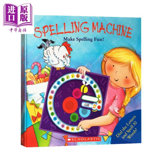 【中商原版】Spelling Machine /Big book of colours 低幼色彩字母启蒙2册 益智游戏书 低幼亲子互动启蒙认知绘本 英文原版 3-6岁 商品图4