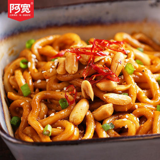 阿宽甜水面袋装成都干拌面米粉乌冬面速食食品泡面方便面整箱批发 商品图1