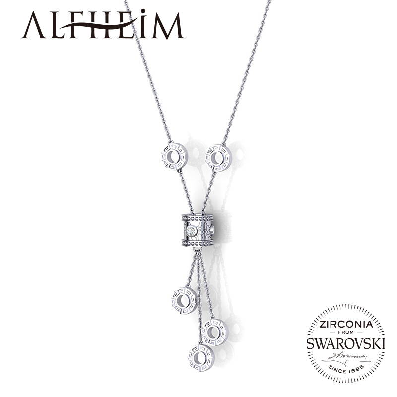 施华洛世奇&ALFHEIM时来运转项链 镶嵌施华洛世奇合成立方氧化锆