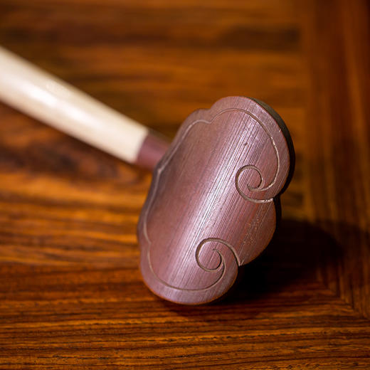 竹雕镶骨柄如意 商品图1