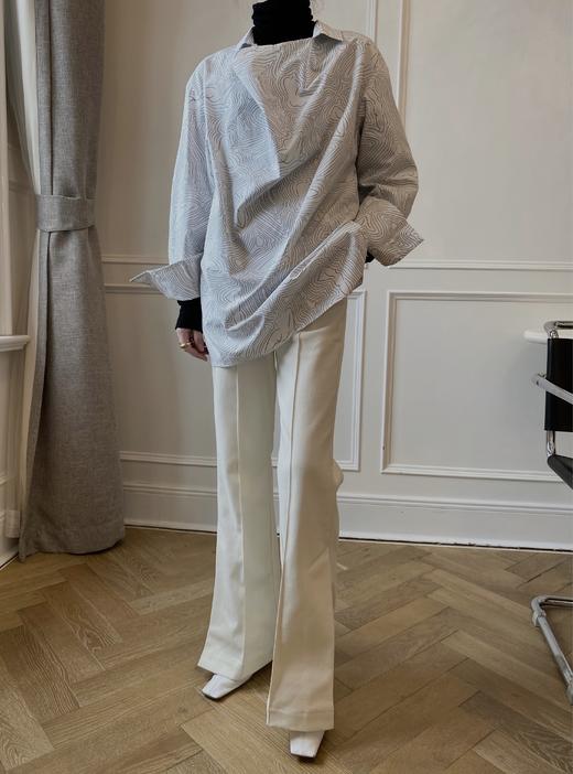 HIDEMI 心房客/“我们做印花”线型设计感微荡领多穿衬衫 商品图8