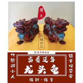 开光·富贵延年「龙头龟」