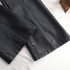 TY11375新款pu皮加绒皮裤高腰垂坠喇叭裤 商品缩略图4