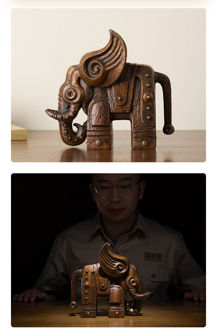 铜师傅韩美林作品象