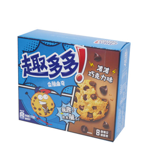 趣多多巧克力味香脆曲奇饼干170g 商品图0