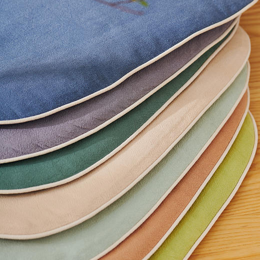 素色棉麻餐椅坐垫莫兰迪棉麻坐垫 商品图3