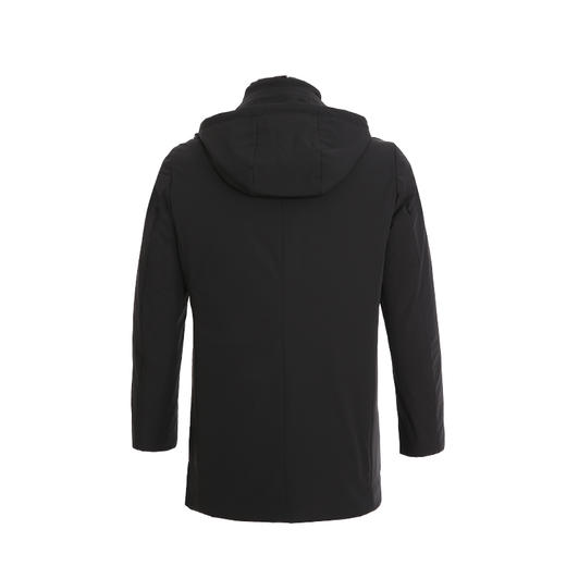 YvesFigarau伊夫·费嘉罗冬季厚款商务休闲时尚保暖连帽中长款毛领羽绒服884201 商品图4