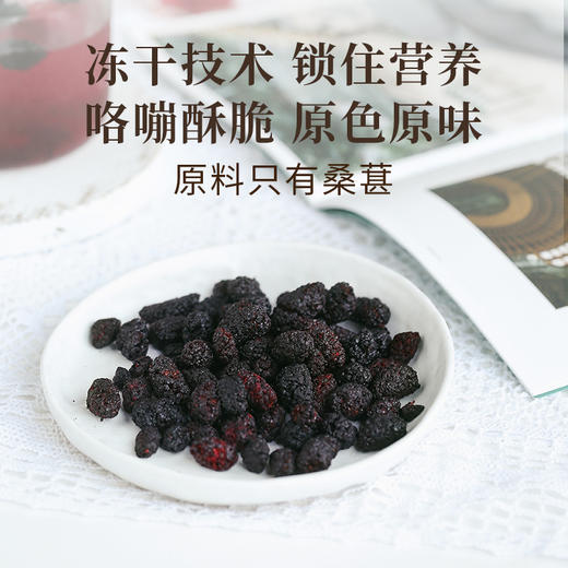 特价 保质期至23年7月 冻干桑葚 配料里仅有鲜桑葚 连糖都没加过哦 25g 商品图3