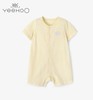 英氏婴儿衣服短袖开扣连体衣夏季宝宝丝麻内衣10094045 10094105 商品缩略图1