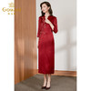 乔万尼新款经典旗袍立领波斯红色礼服连衣裙ES4E352 商品缩略图2