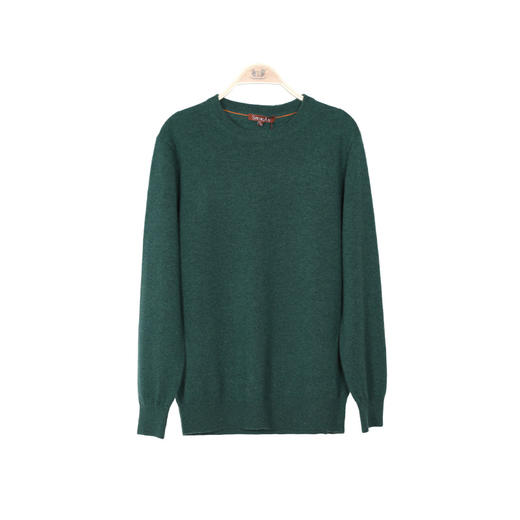 METTE羊绒世家男100%山羊绒衫2020秋冬新品圆领内搭保暖针织毛衣 商品图7