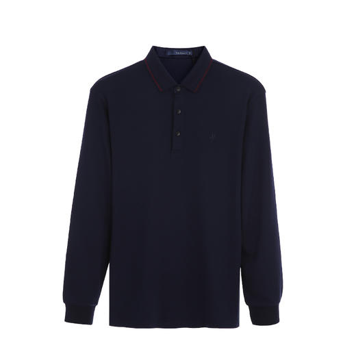 YvesFigarau伊夫·费嘉罗秋冬男士简约舒适保暖商务职场休闲长袖T恤880915 商品图3