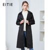 EITIE爱特爱女装冬季新款帅气经典翻领收腰显瘦长款风衣外套6004714 商品缩略图1