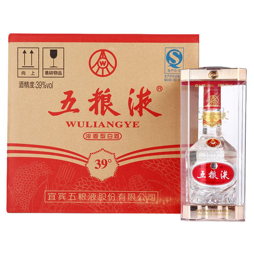 [白酒]五粮液39度500ml 商品图0