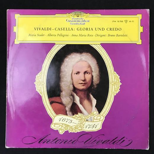 LP黑胶唱片 维瓦尔第《荣耀颂歌》《信条》 布鲁诺·巴托雷蒂指挥 商品图0