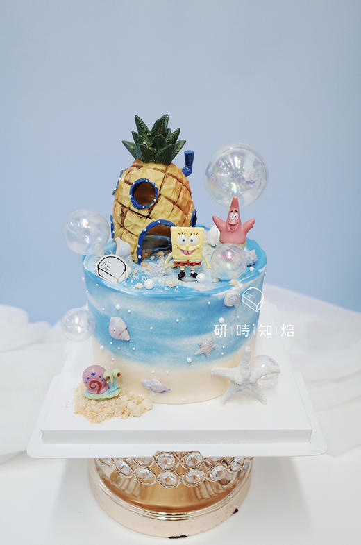 【海绵宝宝】动物奶油蛋糕