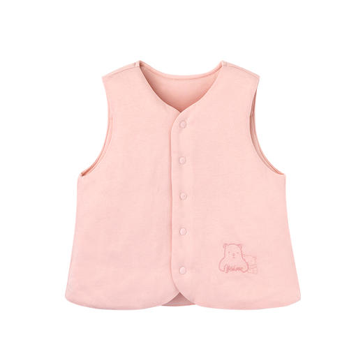 英氏男女宝宝马甲 秋冬新款莫代尔夹棉休闲保暖背心YLPAJ40010A01 商品图4