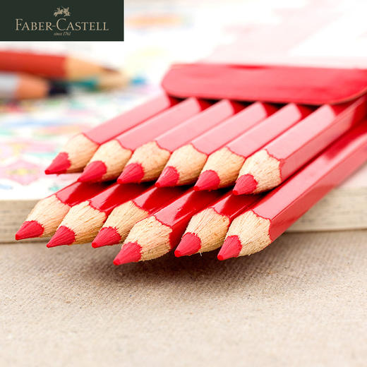 德国辉柏嘉 红系列 鹦鹉水溶性彩色铅笔单支装 【色号4开头】 商品图2