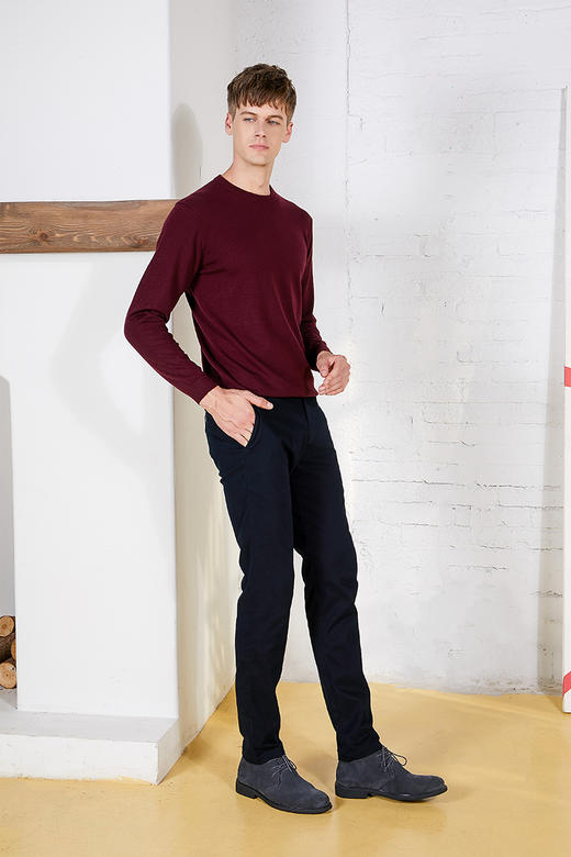 callisto圆领基础毛衣FPKNW191C 商品图2