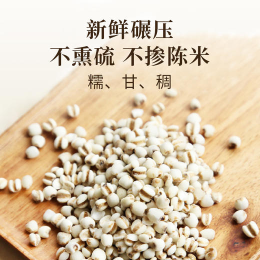 食味的初相 浦城山薏仁 糯、甘、稠 获国家地理标志保护 500g 商品图3