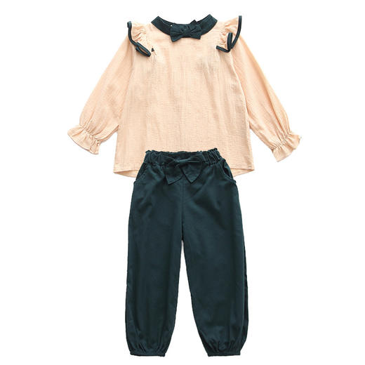 裁缝学苑TG74 儿童纸样童装女童套装服装衣服裤子上衣打版裁剪图 商品图4
