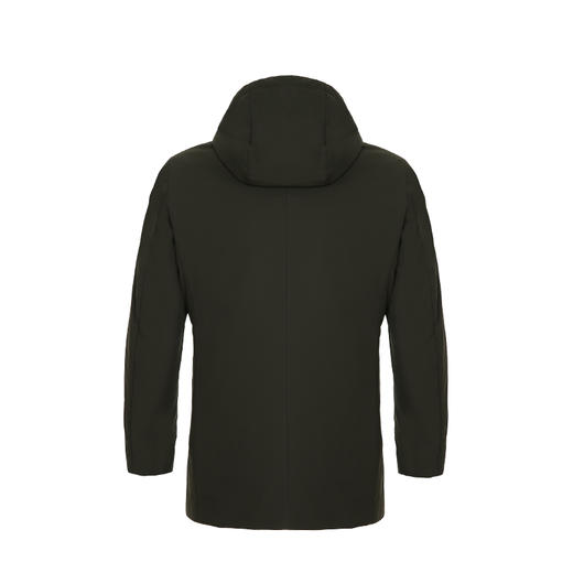 YvesFigarau伊夫·费嘉罗冬季厚款商务休闲时尚保暖连帽中长款毛领羽绒服884201 商品图2