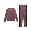 SP72653新款时尚气质休闲宽松金丝绒运动两件套TZFY 商品缩略图3