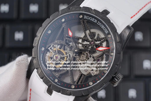 BBR再度挑战制表极限，全新罗杰杜彼碳纤维材质陀飞轮腕表面世了！EXCALIBUR（王者系列）型号DBEX0577； 商品图6