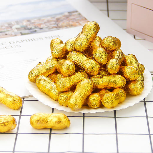 巧克力大小金币 金元宝 金条 金花生 可食用